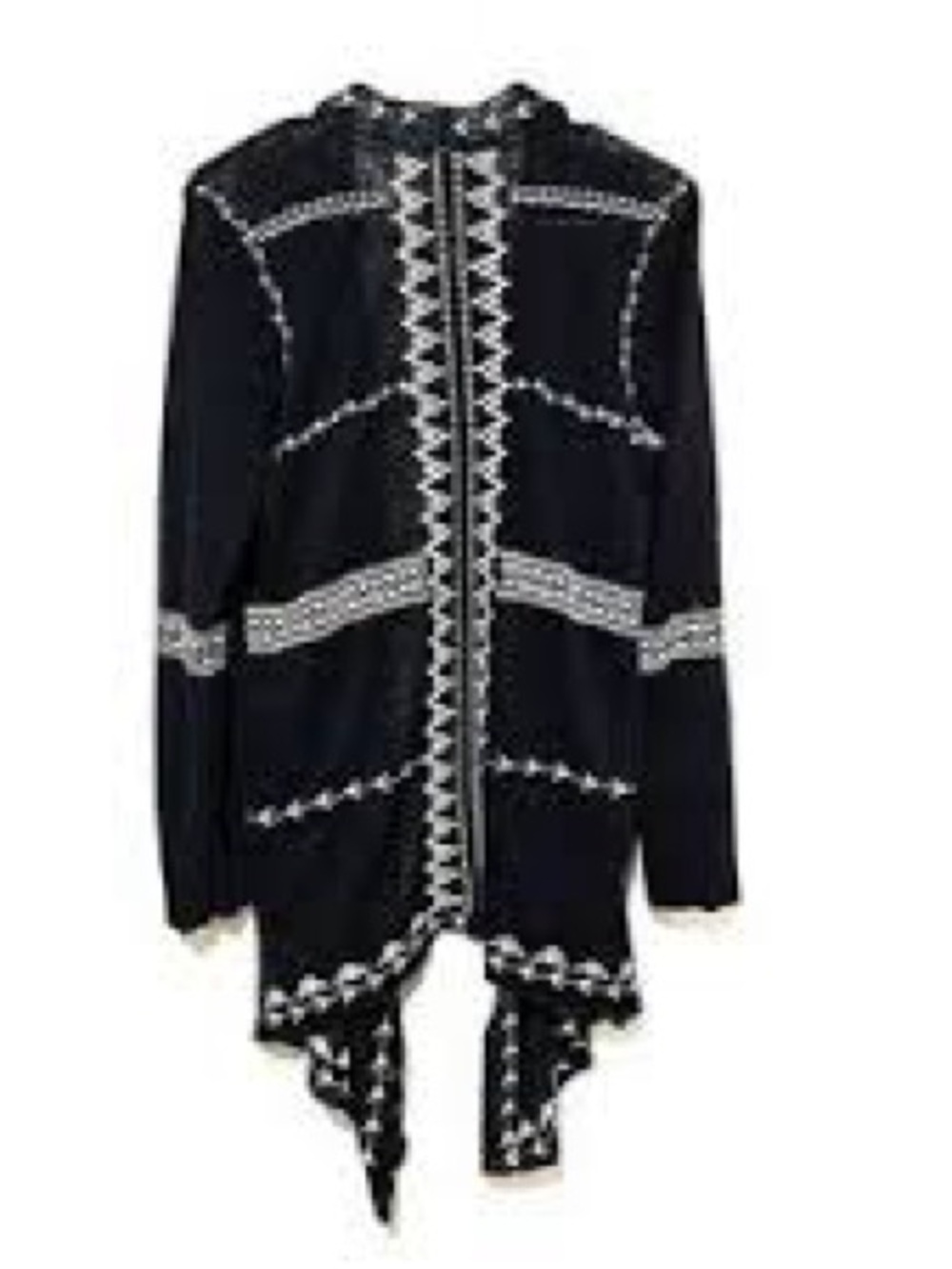 Haute Project Black And White Cardigan